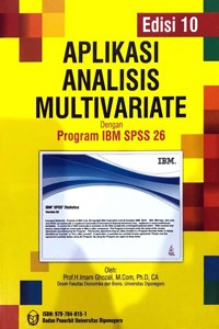 Image of Aplikasi Analisis Multivariate dengan Program IBM SPSS 26