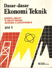 Image of Dasar-dasar Ekonomi Teknik, Jilid 1