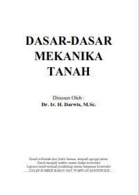 Image of Dasar-Dasar Mekanika Tanah