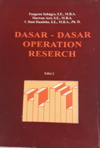 Image of Dasar-Dasar Operations Research, 2/E