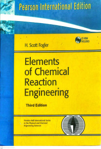 Image of Elements of Chemical Reaction Engineering