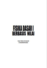 Image of Fisika Dasar I Berbasis Nilai