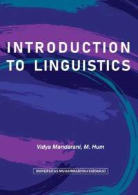 Image of INTRODUCTION TO LINGUISTICS