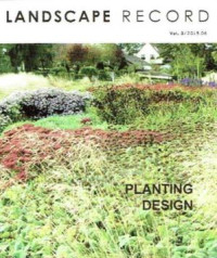 Image of Landscape Record : Planting Design, Vol. 3/2015