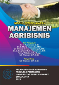 Image of Manajemen Agribisnis : Modul Pembelajaran
