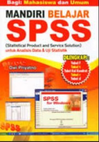 Image of Mandiri Belajar SPSS untuk Analisis Data dan Uji Statistik