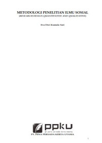 Image of Metodologi Penelitian Ilmu Sosial