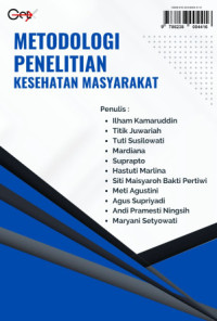 Image of Metodologi Penelitian Kesehatan Masyarakat