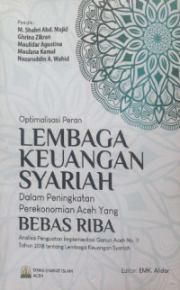 Image of Optimalisasi Peran Lembaga Keuangan Syariah