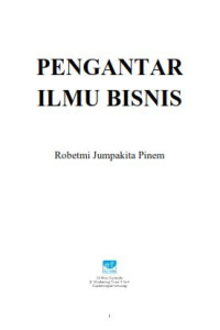 Image of PENGANTAR ILMU BISNIS