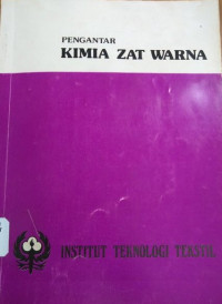 Image of Pengantar Kimia Zat Warna