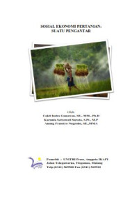 Image of Sosial Ekonomi Pertanian : Suatu Pengantar
